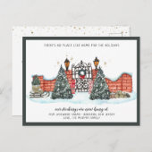 Nieuw startpunt voor de Feestdagen die de aankondi Briefkaart (Voorkant / Achterkant)