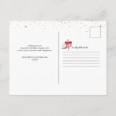 Nieuw startpunt voor de Feestdagen die de aankondi Briefkaart (Achterkant)