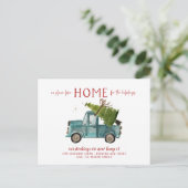 Nieuw startpunt voor de Feestdagen die de aankondi Briefkaart (Staand voorkant)