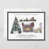 Nieuw startpunt voor de Feestdagen die de aankondi Briefkaart (Voorkant / Achterkant)