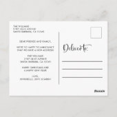 Nieuw startpunt voor de Feestdagen Kerstmis Briefkaart (Achterkant)