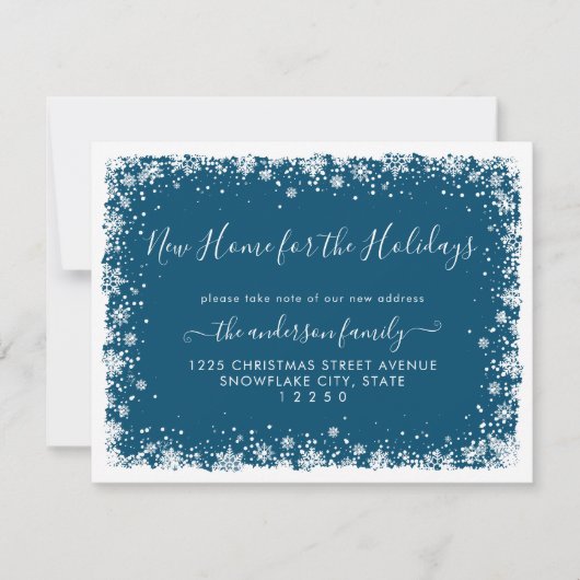 Nieuw startpunt voor de Feestdagen kerstvakantie Aankondiging (Voorkant)