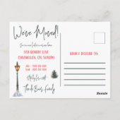 Nieuw startpunt voor de Feestdagen, mededeling Bar Briefkaart (Achterkant)