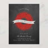 Nieuw startpunt voor de Feestdagen | Modern Chalkb Aankondigingskaart (Voorkant)