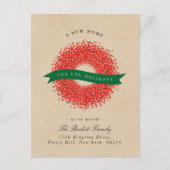 Nieuw startpunt voor de Feestdagen | Rustic Kraft  Aankondigingskaart (Voorkant)