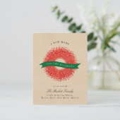 Nieuw startpunt voor de Feestdagen | Rustic Kraft  Aankondigingskaart (Staand voorkant)