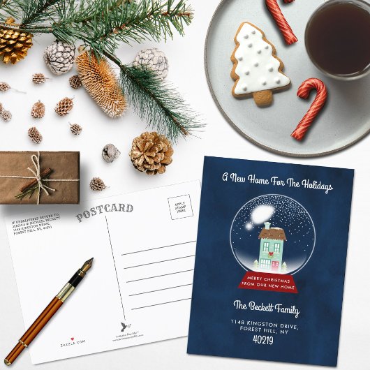 Nieuw startpunt voor de Feestdagen | Verplaatsings Aankondigingskaart