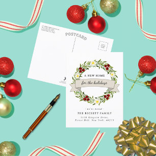 Nieuw startpunt voor de Feestdagen   Verplaatsings Aankondigingskaart