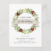 Nieuw startpunt voor de Feestdagen | Verplaatsings Aankondigingskaart (Voorkant)