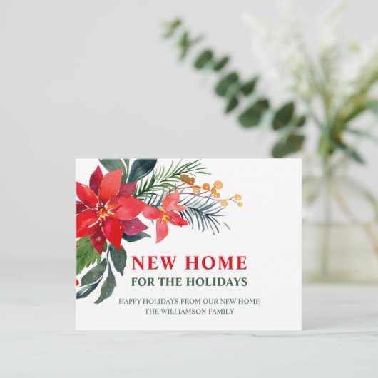 Nieuw startpunt voor de Feestdagen | Verplaatsings Briefkaart (Staand voorkant)