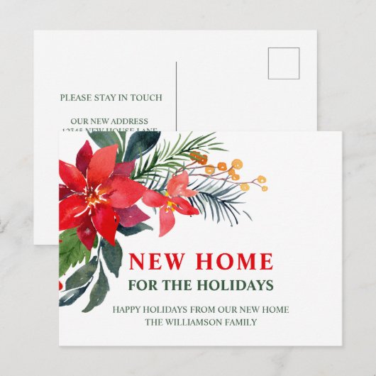 Nieuw startpunt voor de Feestdagen | Verplaatsings Briefkaart (Voorkant / Achterkant)