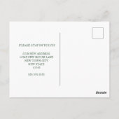 Nieuw startpunt voor de Feestdagen | Verplaatsings Briefkaart (Achterkant)