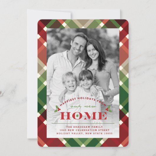 Nieuw startpunt voor de klassieke foto van de Fees Feestdagenkaart (Voorkant)