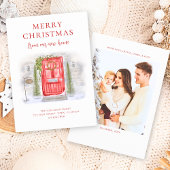 Nieuw startpunt voor de rode Waterverf van de Fees Feestdagenkaart