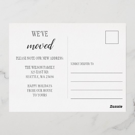 Nieuw startpunt voor Feestdagen die foto verplaats (Achterkant)