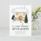 Nieuw startpunt voor Feestdagen die zich verplaats Aankondiging (Staand voorkant)