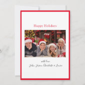 Nieuw startpunt voor Feestdagen die zich verplaats Kaart (Achterkant)