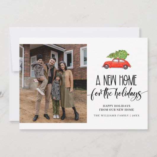 Nieuw startpunt voor Feestdagen Foto verplaatsen Aankondiging (Voorkant)