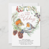 Nieuw startpunt voor Feestdagen Robin en Pine Wrea Aankondiging (Voorkant)