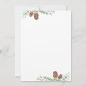 Nieuw startpunt voor Feestdagen Robin en Pine Wrea Aankondiging (Achterkant)