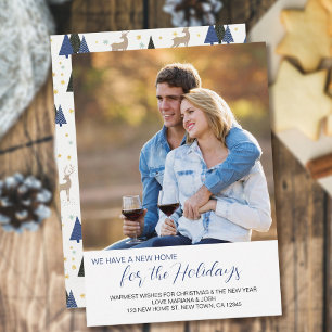 Nieuw startpunt voor Feestdagen Vierkante Foto Nie Feestdagenkaart