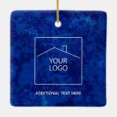 Nieuw startpunt voor Feestdagen voor kerstmis Keramisch Ornament (Achterkant)