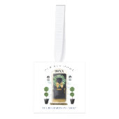 Nieuw startpunt voor Feestdagen zwarte Waterverf d Decoratie (Voorkant)