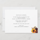 Nieuw startpunt voor Herfst Naherfst Zonnebloem Ve Aankondiging (Achterkant)