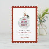 Nieuw startpunt voor Kerstmis Feestdagenkaart (Staand voorkant)