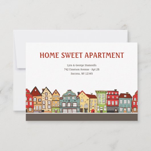 Nieuw startpunt voor onze bewegende aankondiging (Voorkant)