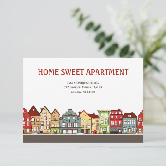 Nieuw startpunt voor onze bewegende aankondiging (Staand voorkant)