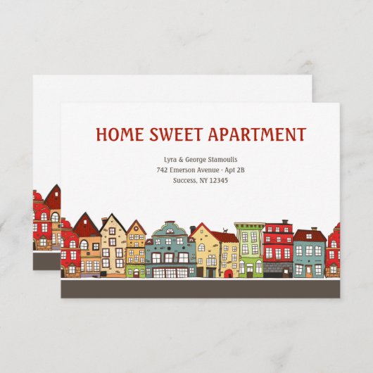 Nieuw startpunt voor onze bewegende aankondiging (Voorkant / Achterkant)