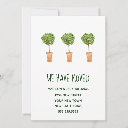 Nieuw startpunt | Wijzig adres | Verplaatsingsaank (Voorkant)