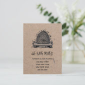 Nieuw startpunt | Wijzig adres | Verplaatsingsaank Briefkaart (Staand voorkant)