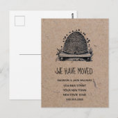 Nieuw startpunt | Wijzig adres | Verplaatsingsaank Briefkaart (Voorkant / Achterkant)