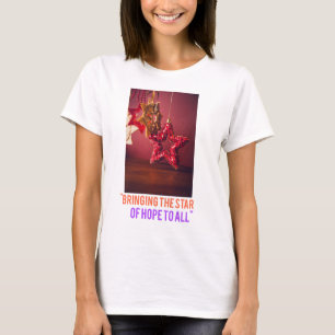 Nieuw sterrenontwerp voor kerst t-shirts