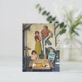 nieuw strooisel Kittens Feestdagenkaart (Staand voorkant)