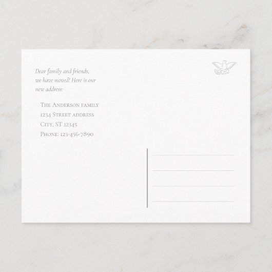 Nieuw Sweet Home Edouard Manet Anjers clematis Briefkaart (Achterkant)