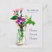 Nieuw Sweet Home Edouard Manet Anjers clematis Briefkaart (Voorkant)