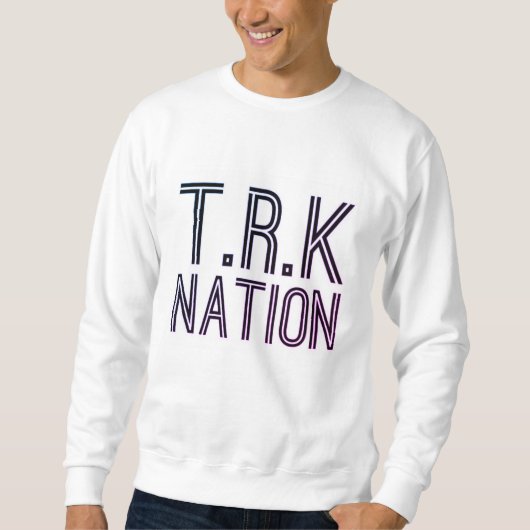 (NIEUW) T.R.K Paarse Logo Sweater (Voorkant)