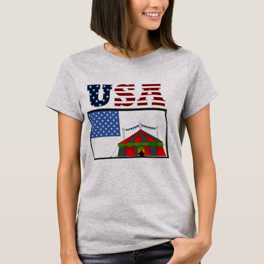 Nieuw T-shirt met vlag van de VS (Voorkant)