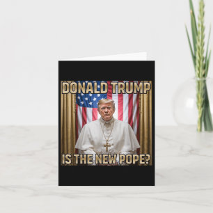 Nieuw T-shirt van paus Trump - hilarische politiek Kaart