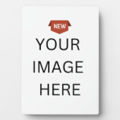 NIEUW! Tafelblad Plaque met Ezel 5x7 - Custom Fotoplaat (voorkant)