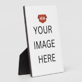 NIEUW! Tafelblad Plaque met Ezel 5x7 - Custom Fotoplaat (Zijkant)