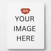 NIEUW! Tafelblad Plaque met Ezel 8x10 - Custom Fotoplaat (Voorkant)