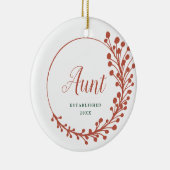 Nieuw tante Vaste persoonlijke zwangerschap onthul Keramisch Ornament (Rechts)