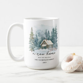 Nieuw Thuis Calligrafie Vakantie Verhuis Geschenk Koffiemok