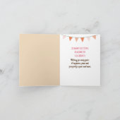 Nieuw thuis Gefeliciteerd Nieuwe AVONTUREN beginne Kaart (Binnen)