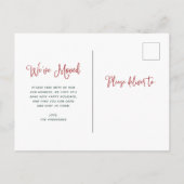 Nieuw thuis voor de Feestdagen | Adreswijziging (Achterkant)