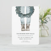 Nieuw thuis voor de Feestdagen | Krans Feestdagenkaart (Staand voorkant)